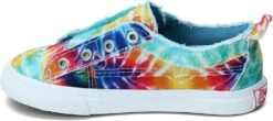 Blowfish Malibu Baby-Girls Play-t Sneaker, Rainbow Tie Dye, 8 Toddler