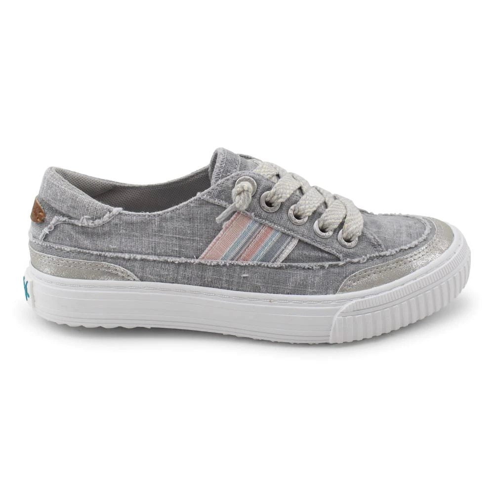 'Blowfish Malibu' Women's Alex Slip On - Fog Grey Colorwashed Cozumel / Dark Silver Orbit / Natural Bungalow 5 'Blowfish Malibu' Women's Alex Slip On - Fog Grey Colorwashed Cozumel / Dark Silver Orbit / Natural Bungalow - Image 3